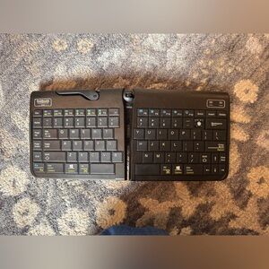Goldtouch Portable Black Foldable and Adjustable Keyboard